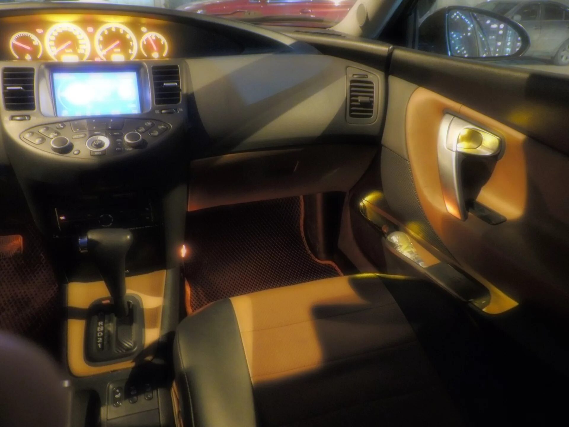 Ниссан примера тюнинг салона Подсветка дверных карт - Nissan Primera (P12), 1,8 л, 2005 года стайлинг DRIVE2