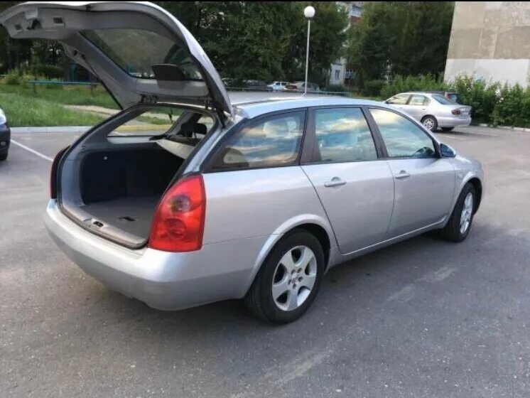 Ниссан примера универсал фото Купить б/у Nissan Primera III (P12) 2.0 CVT (150 л.с.) бензин вариатор в Якутске