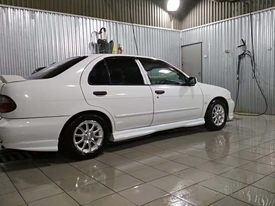 Ниссан пульсар тюнинг Установка обвеса на Pulsar - Nissan Pulsar (N15), 1,5 л, 1996 года тюнинг DRIVE2