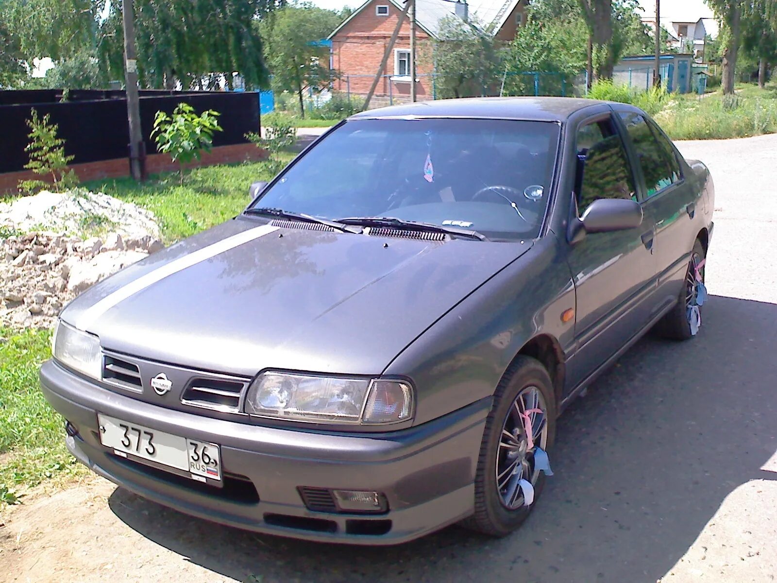Ниссан р10 фото Однажды у знакомого на свадьбе - Nissan Primera (P10), 2 л, 1995 года покатушки 