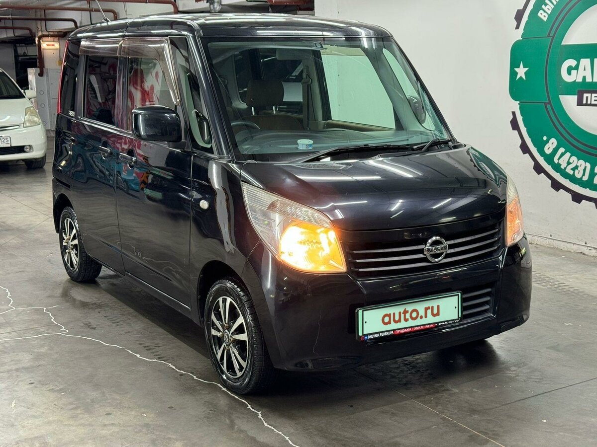 Ниссан рокс фото Купить б/у Nissan Roox I 0.7 CVT (54 л.с.) бензин вариатор во Владивостоке: чёрн