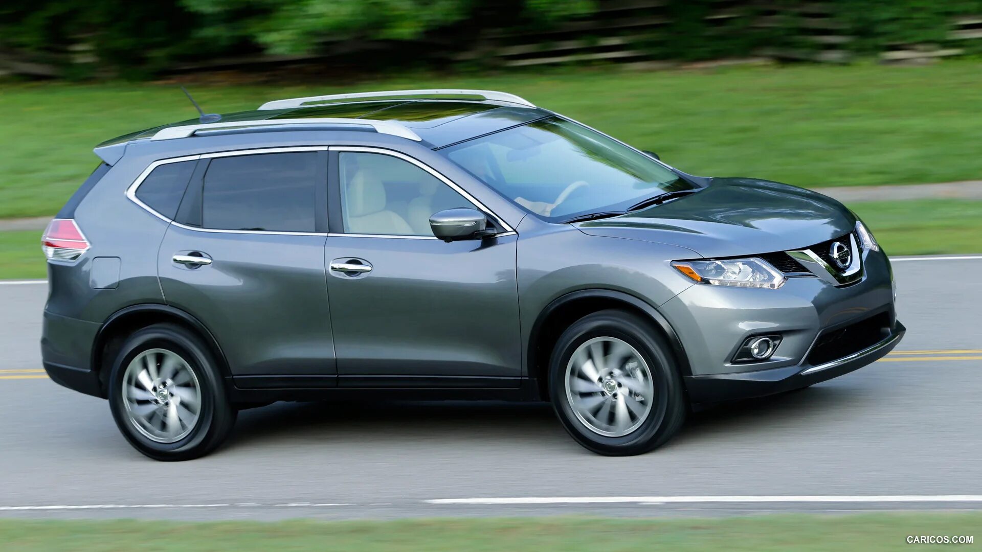 Ниссан роуг фото Nissan Rogue 2014MY SL AWD Side