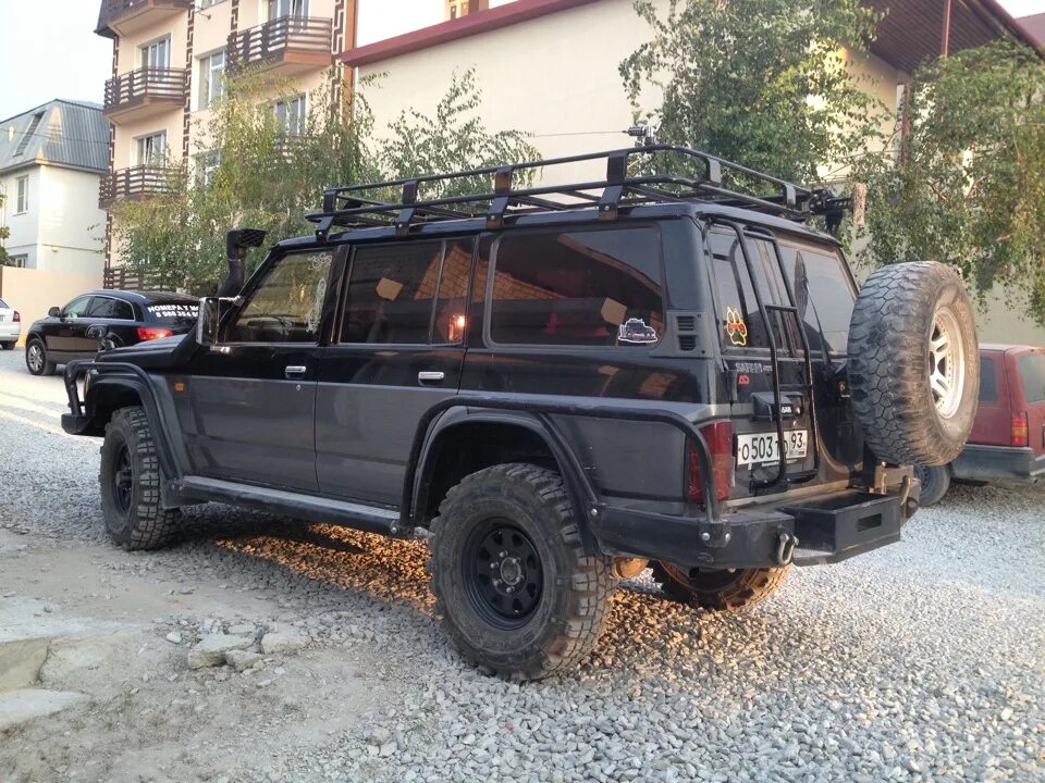 Ниссан сафари 60 кузов фото Экспедиционный багажник. - Nissan Safari (Y60), 4,2 л, 1989 года стайлинг DRIVE2