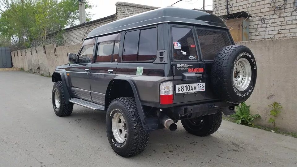 Ниссан сафари фото Покраска - Nissan Safari (Y60), 4,2 л, 1994 года кузовной ремонт DRIVE2