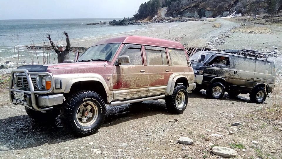 Ниссан сафари фото Остромысовка-Бахура-Симао. 05.05-07.05 - Nissan Safari (Y60), 4,2 л, 1994 года п