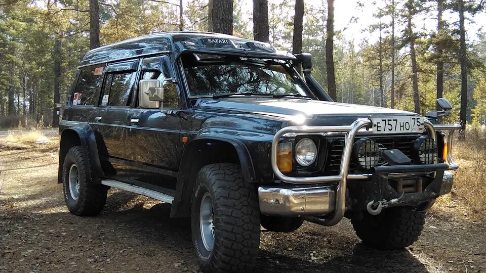 Ниссан сафари фото Nissan Safari (Y60) 4.2 дизельный 1994 TD-42 на DRIVE2