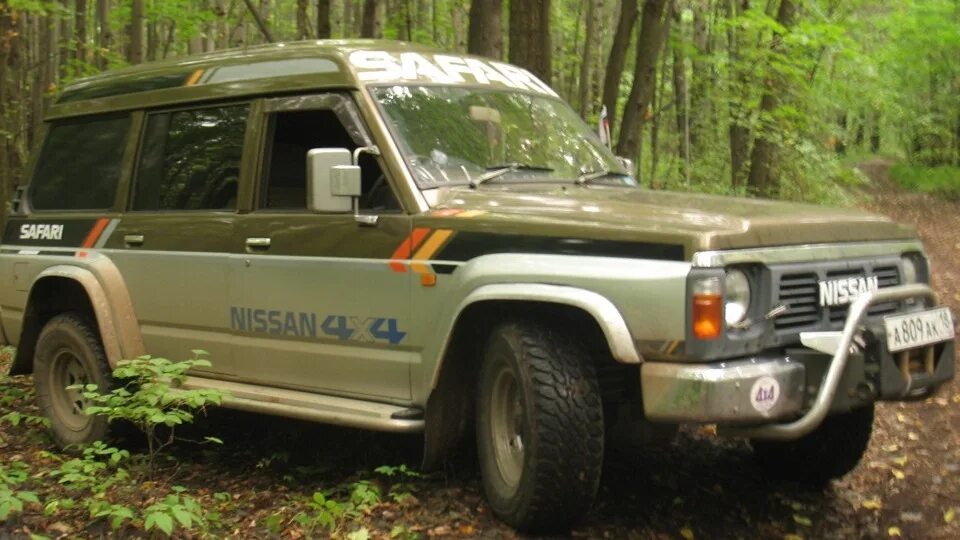 Ниссан сафари фото Nissan Safari (Y60) 4.2 дизельный 1993 "Крокодил" на DRIVE2