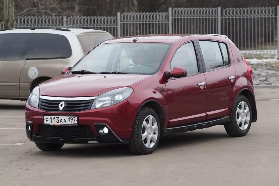 Ниссан сандеро фото предпоследние фото Sandero - Renault Sandero 1G, 1,6 л, 2010 года фотография DRI