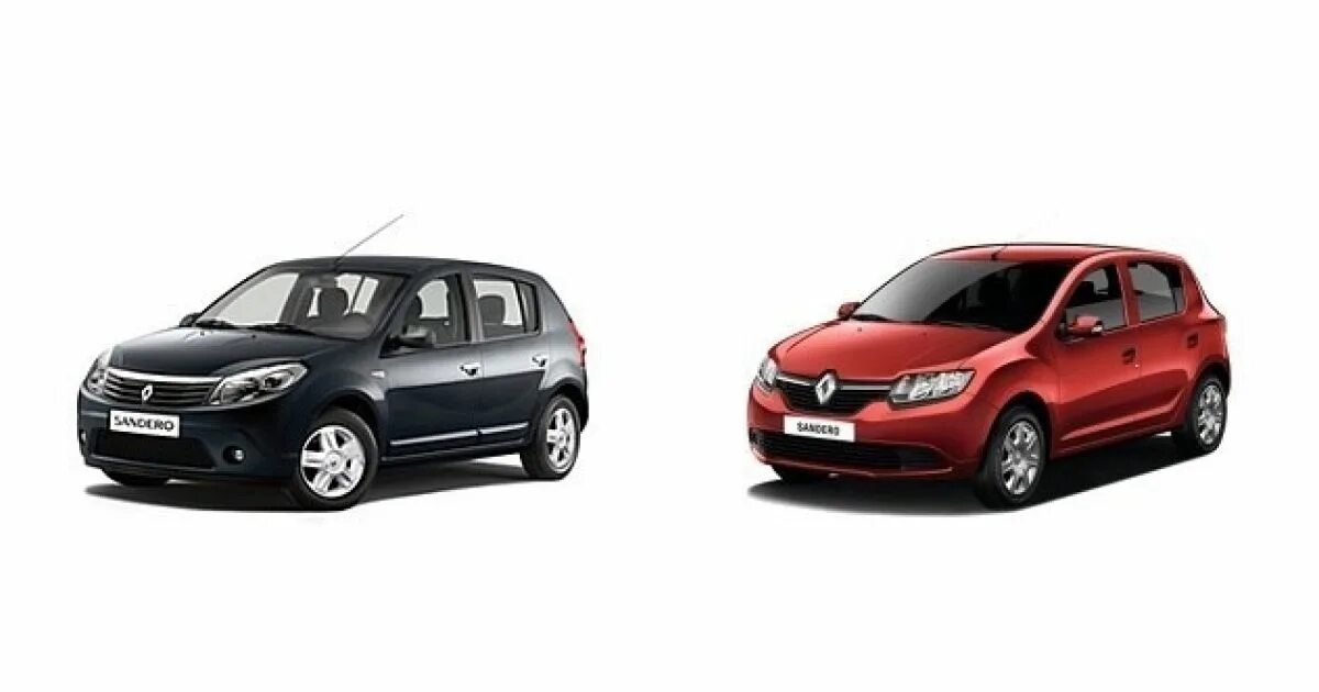 Ниссан сандеро фото Порівнюємо Renault Sandero 2008 і Renault Sandero 2013