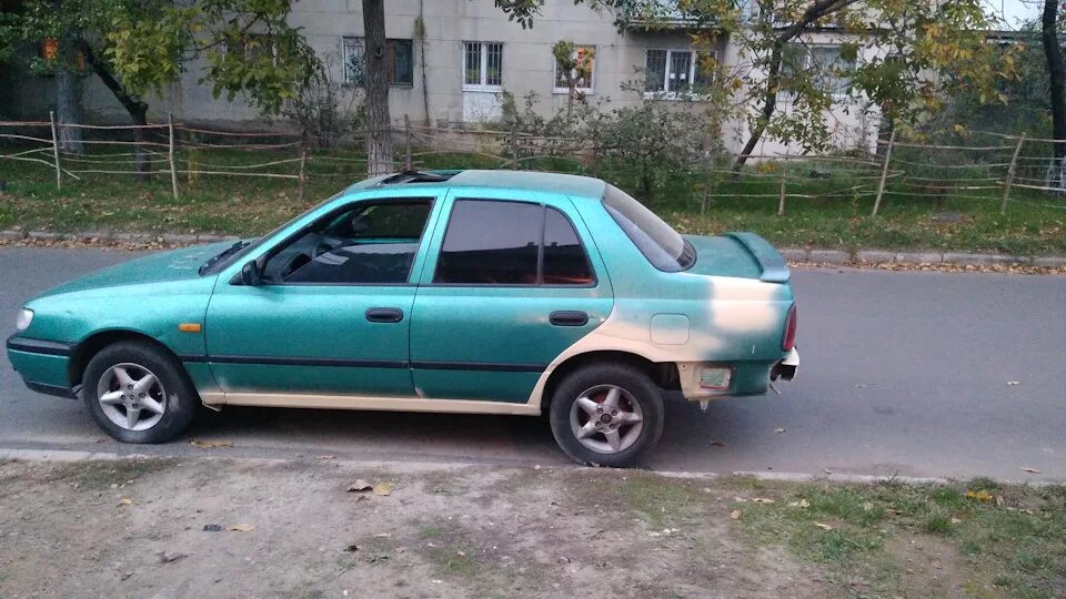 Ниссан санни 1995 года фото Часть три - Nissan Sunny (N14), 1,4 л, 1995 года кузовной ремонт DRIVE2