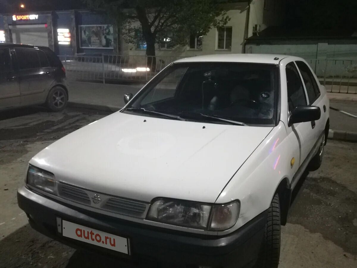 Ниссан санни 1995 года фото Купить б/у Nissan Sunny N14 1.6 MT (90 л.с.) бензин механика в Евпатории: белый 