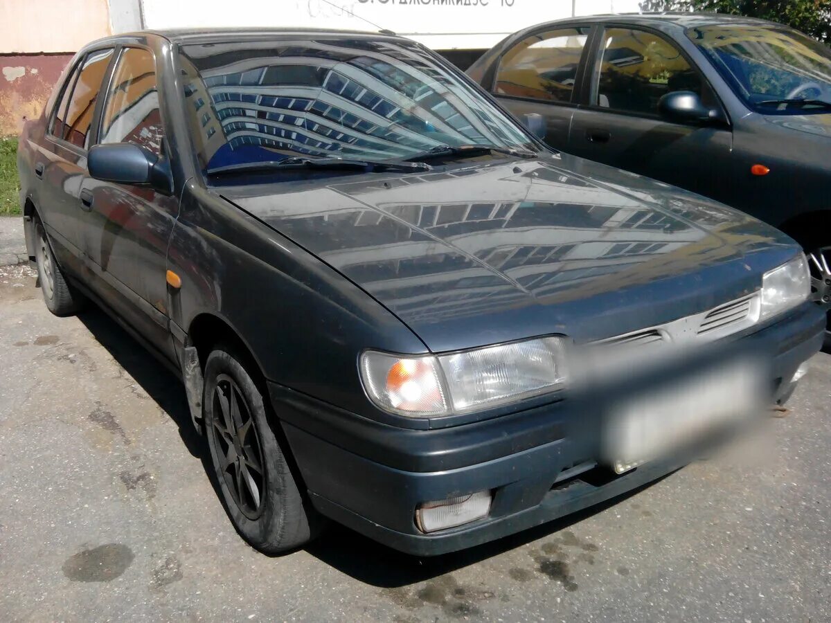 Ниссан санни 1995 года фото Купить б/у Nissan Sunny N14 1.6 MT (90 л.с.) бензин механика в Ярославле: синий 