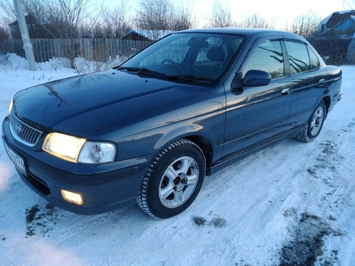Ниссан санни 1998 фото Купить б/у Nissan Sunny B15 1.8 CVT (130 л.с.) бензин вариатор в Челябинске: син