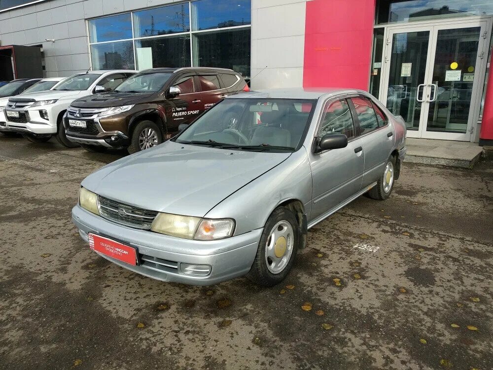 Ниссан санни 1998 фото Купить б/у Nissan Sunny B14 1.5 AT (105 л.с.) бензин автомат в Москве: белый Нис