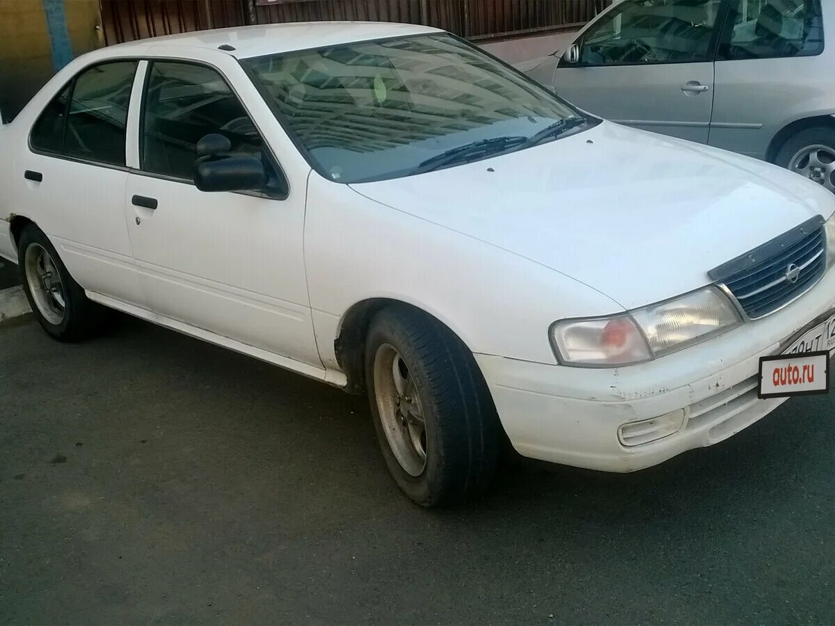 Ниссан санни 1998 фото Купить б/у Nissan Sunny B14 1.8 AT (140 л.с.) бензин автомат в Краснодаре: белый