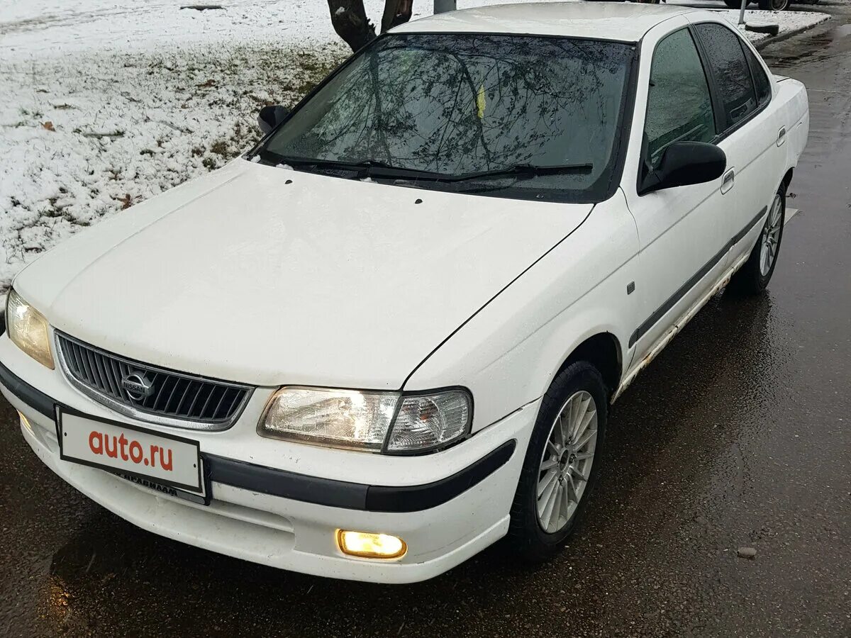 Ниссан санни 2000 фото Купить б/у Nissan Sunny B15 1.5 AT (105 л.с.) бензин автомат в Москве: белый Нис
