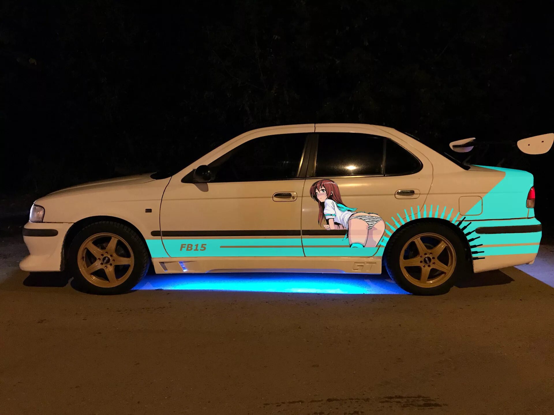 Ниссан санни б14 тюнинг Еще пару вариантов винила - Nissan Sunny (B15), 1,5 л, 2000 года стайлинг DRIVE2