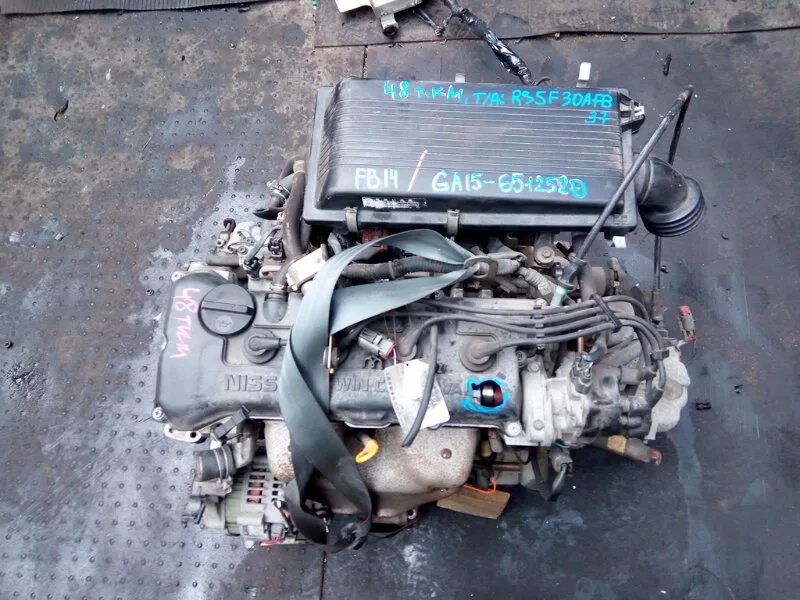 Ниссан санни двигатель фото Двигатель Nissan Sunny FB14 GA15-DE (б/у)