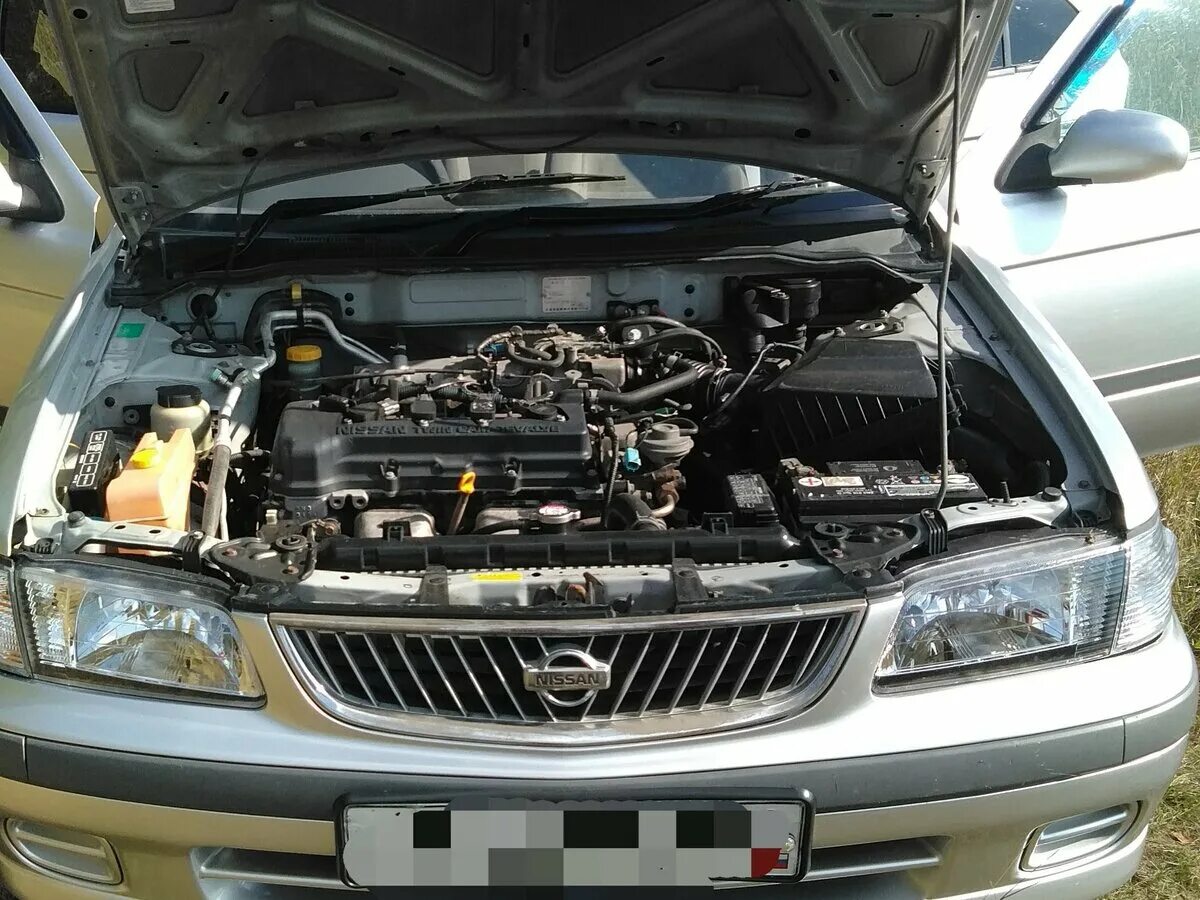 Ниссан санни фото двигателя Купить б/у Nissan Sunny N16 1.5 AT (105 л.с.) бензин автомат в Купино: серый Нис