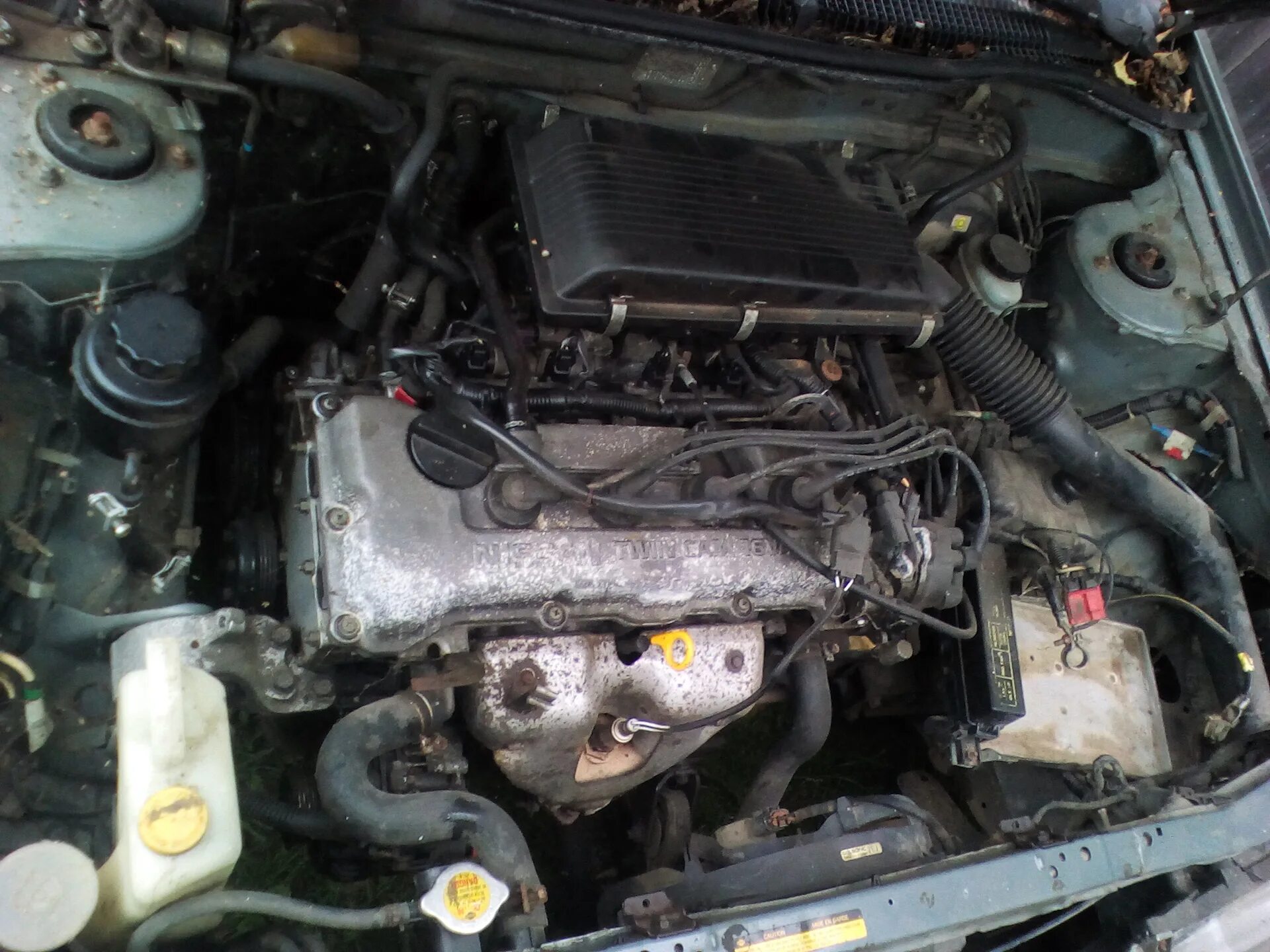 Ниссан санни фото двигателя Распродаю Nissan Sunny n14 1991 г.в. по запчастям. - Nissan Sunny (N14), 1,4 л, 