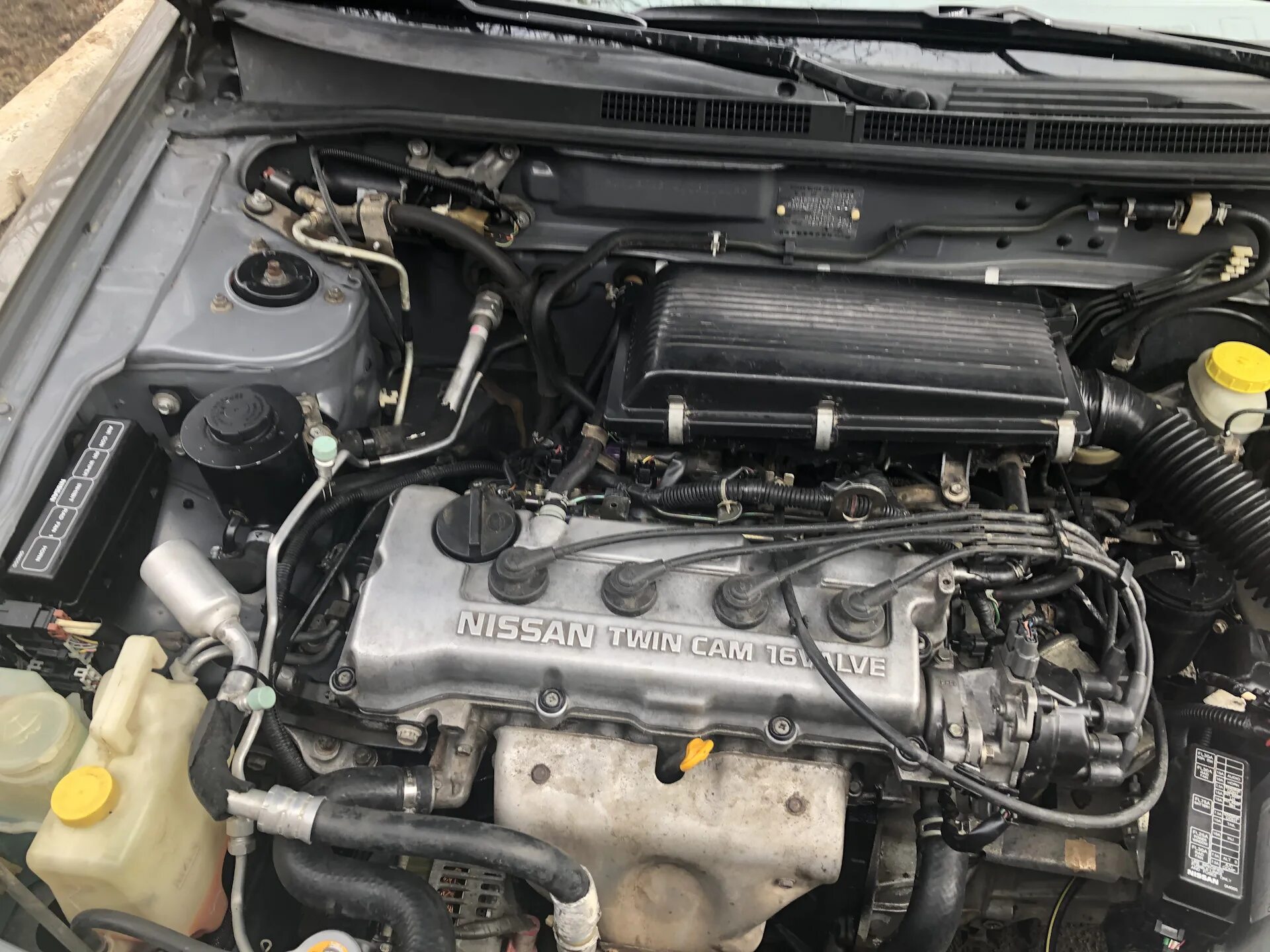 Ниссан санни фото двигателя Завершение - Nissan Sunny (B14), 1,6 л, 1997 года своими руками DRIVE2