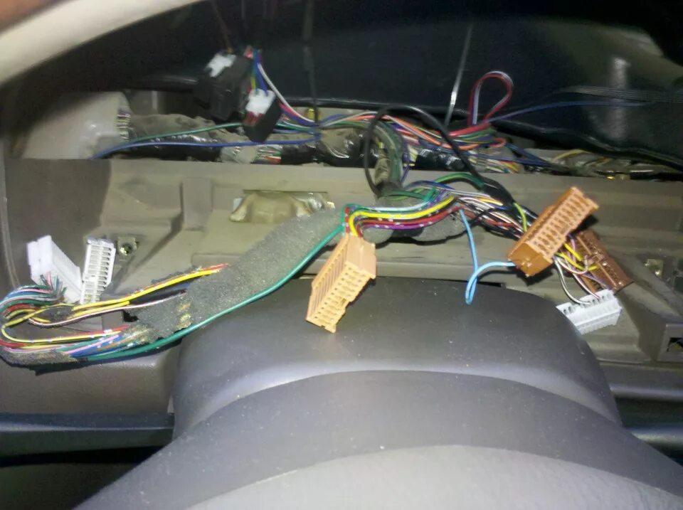 Ниссан санни точки подключения Приборка с тахометром на EX-салон - Nissan Sunny (B15), 1,5 л, 2002 года электро