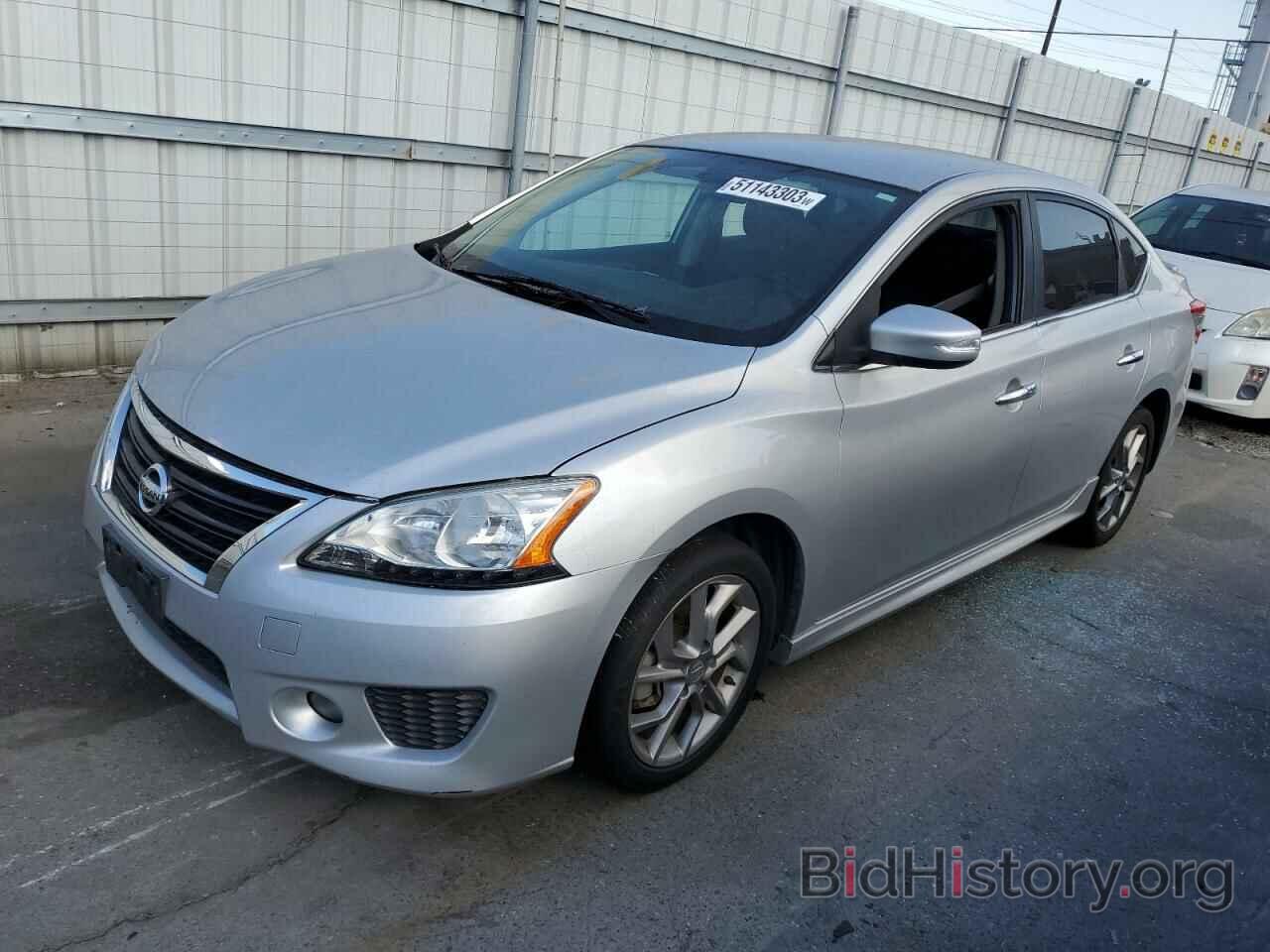 Ниссан сентра 2015 фото Report 3N1AB7AP5FY217550 NISSAN SENTRA 2015 SILVER GAS - price and damage histor
