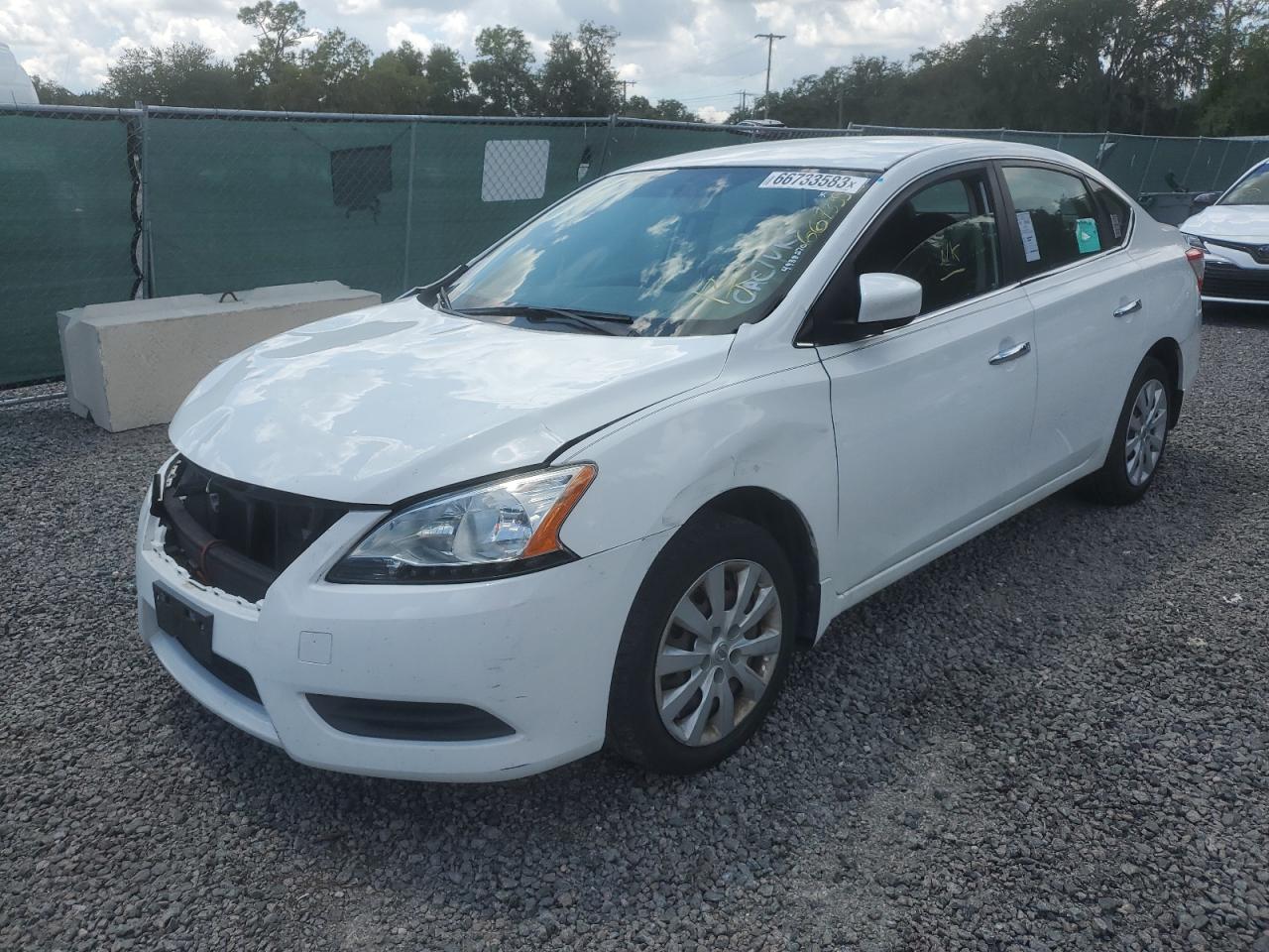 Ниссан сентра 2015 фото 3N1AB7APXFY266288 Nissan Sentra s 2015 1.8 Купить из США