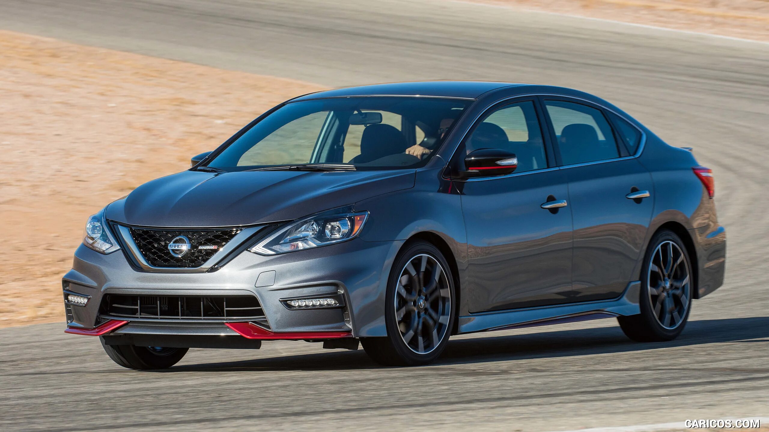 Ниссан сентра 2016 фото Nissan Sentra NISMO 2017MY Gray Front Three-Quarter