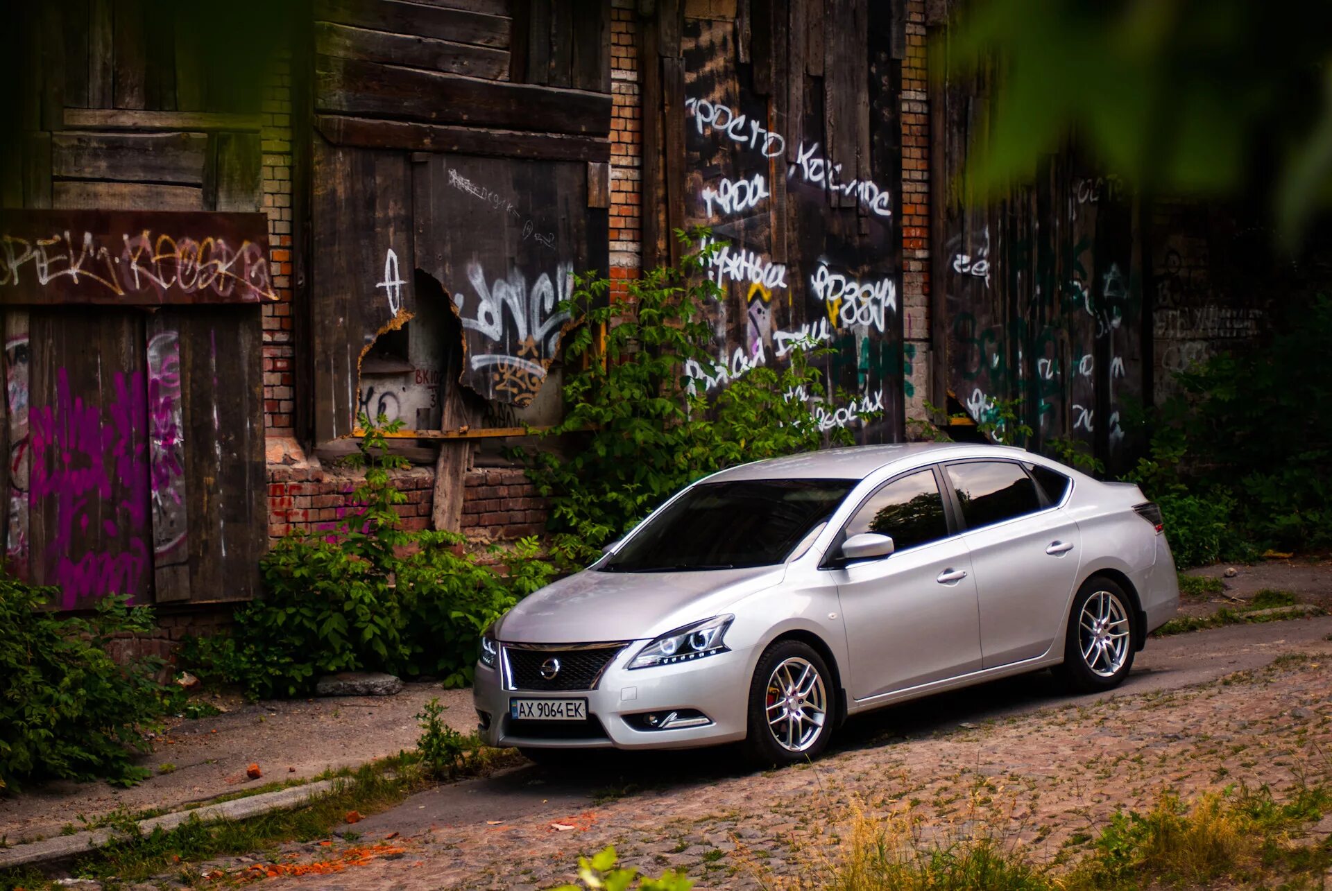Ниссан сентра тюнинг "Жаркое солнце печет нестерпимо." - Nissan Sentra (B17), 1,6 л, 2015 года тюнинг