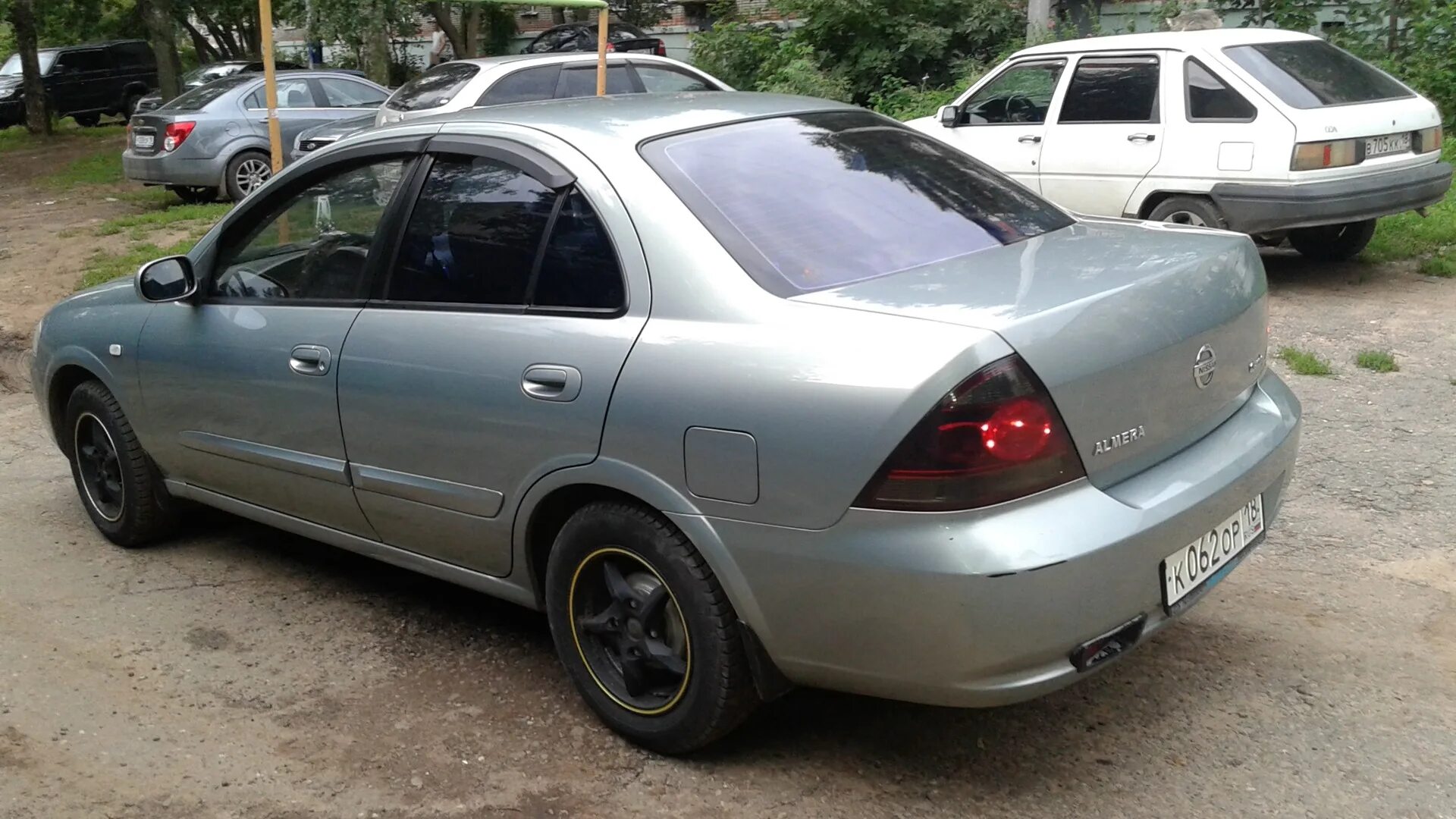 Ниссан сера фото Nissan Almera Classic (B10) 1.6 бензиновый 2007 серо-зеленый на DRIVE2