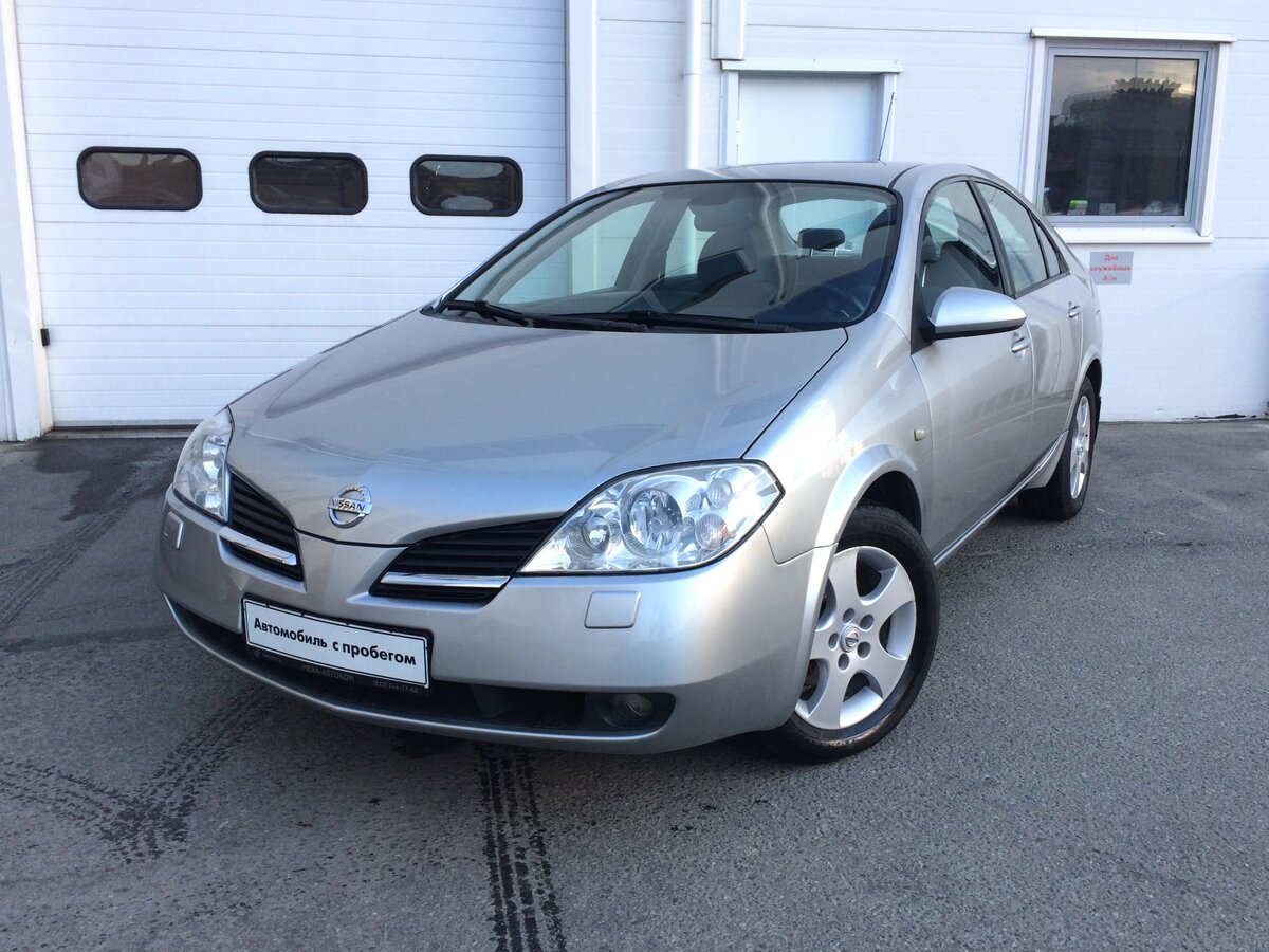 Ниссан серебристый фото Купить б/у Nissan Primera III (P12) 2.0 MT (140 л.с.) бензин механика в Санкт-Пе