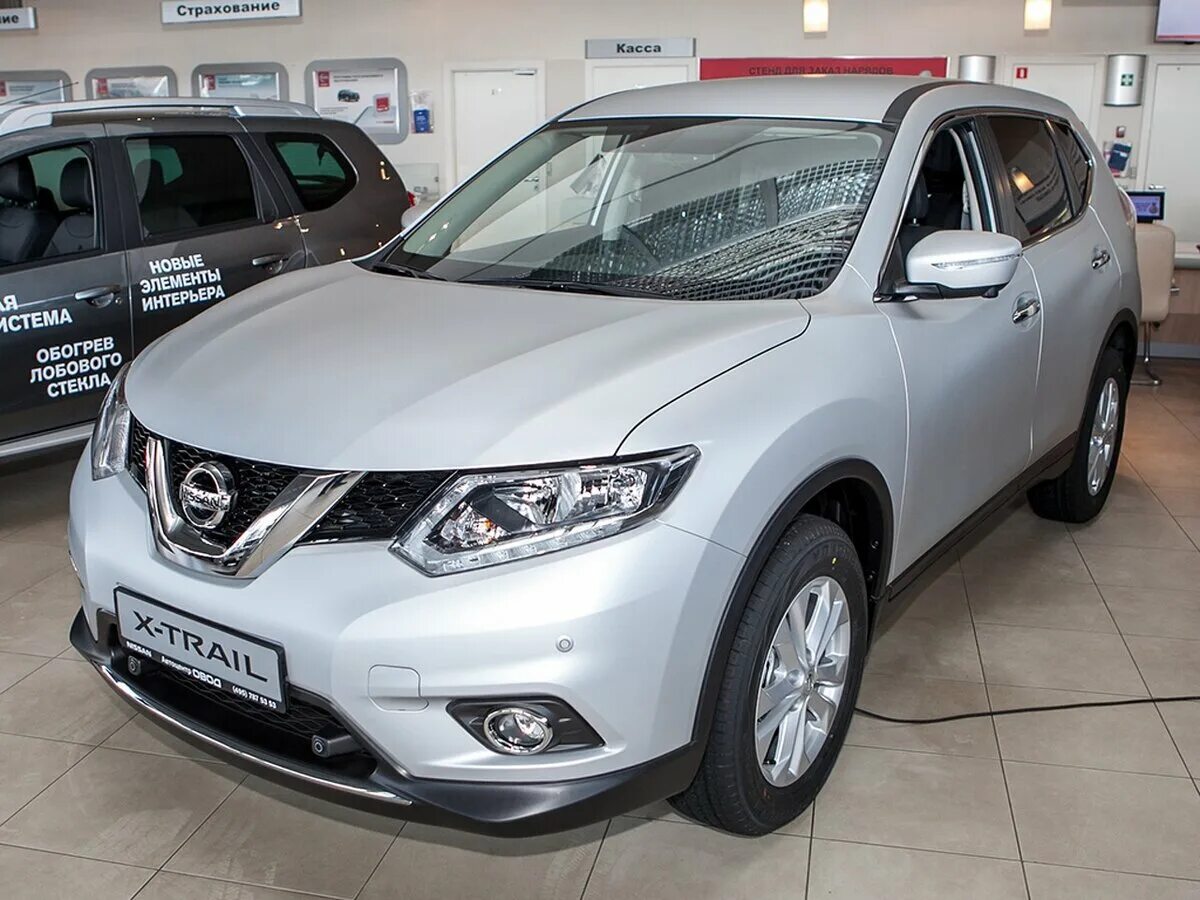 Ниссан серебристый фото Купить новый Nissan X-Trail III 2.0 CVT (144 л.с.) бензин вариатор в Москве: сер
