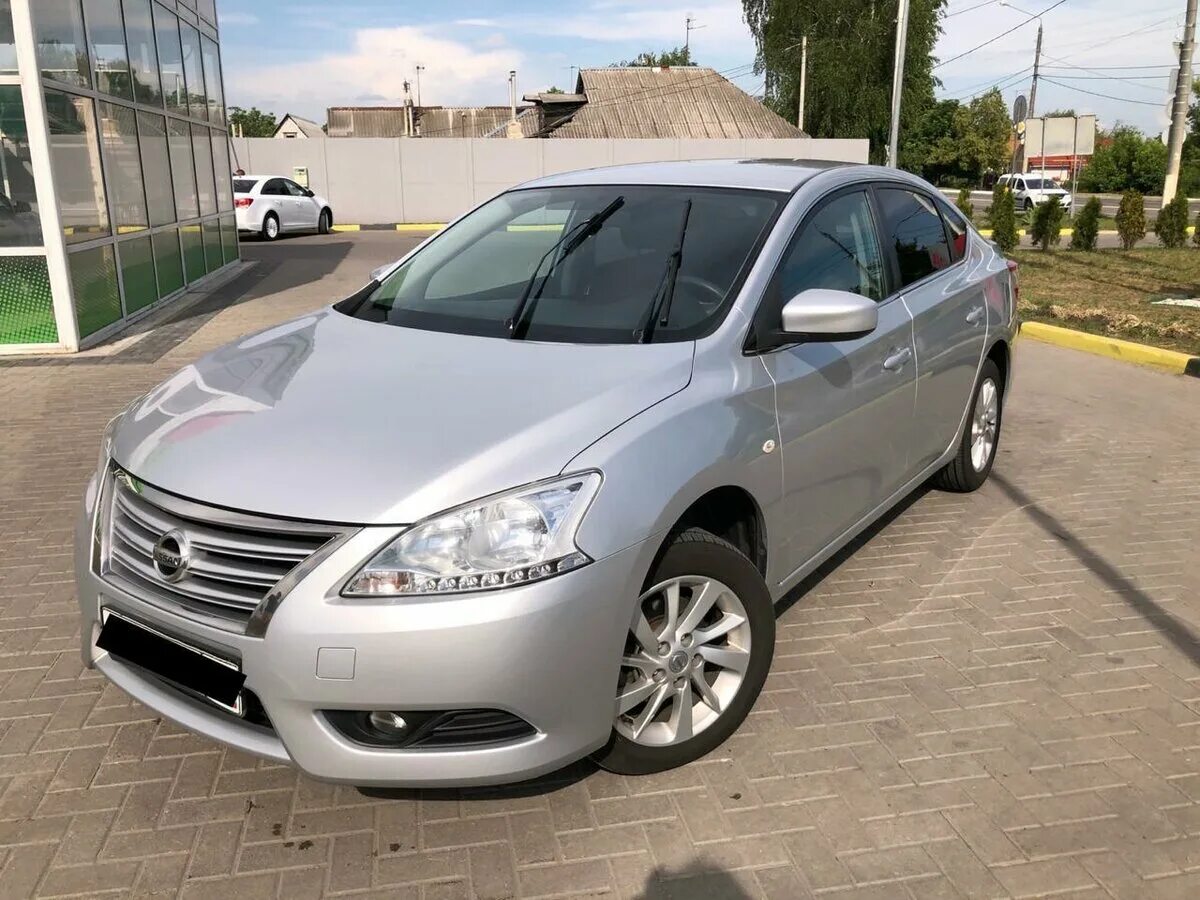 Ниссан серебристый фото Купить б/у Nissan Sentra VII (B17) 1.6 MT (117 л.с.) бензин механика в Белгороде