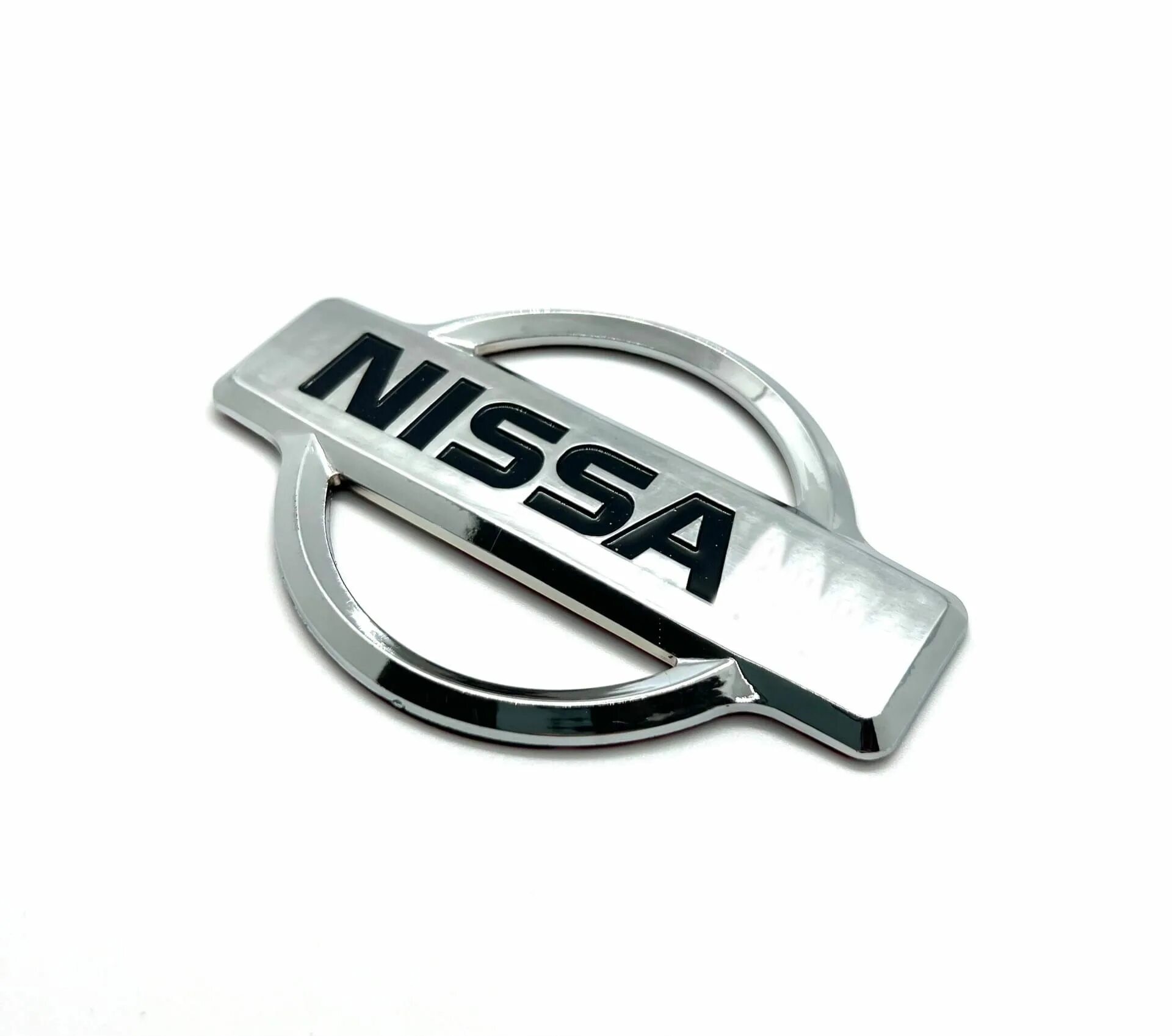 Ниссан шильдик фото Эмблема ( Орнамент / надпись ) на крышку багажника Ниссан / Nissan 106x75 мм - к