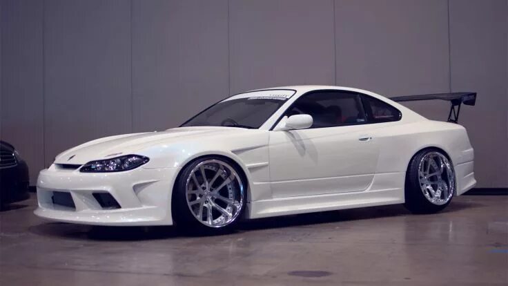 Ниссан сильвия с 15 тюнинг cars parking vehicles tuning wheels Nissan Silvia white cars Nissan Silvia S15 N