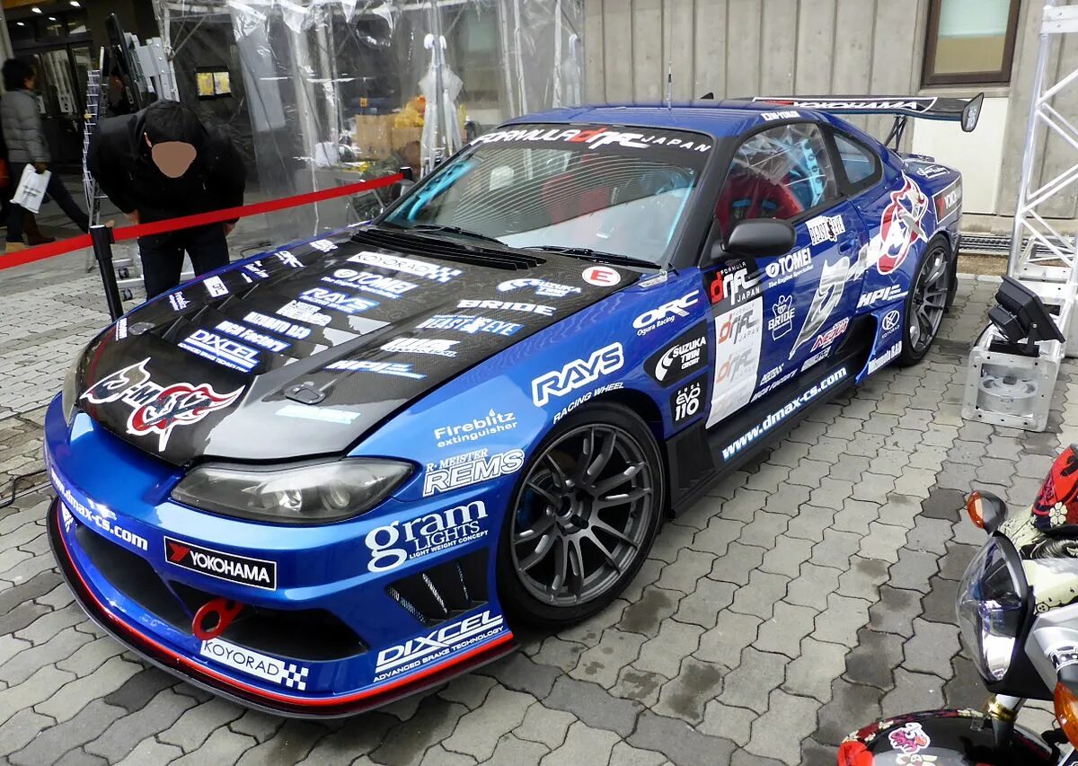 Ниссан сильвия с 15 тюнинг дрифт File:Osaka Auto Messe 2014 (11) FORMULA DRIFT JAPAN - Nissan Silvia (S15).JPG - 