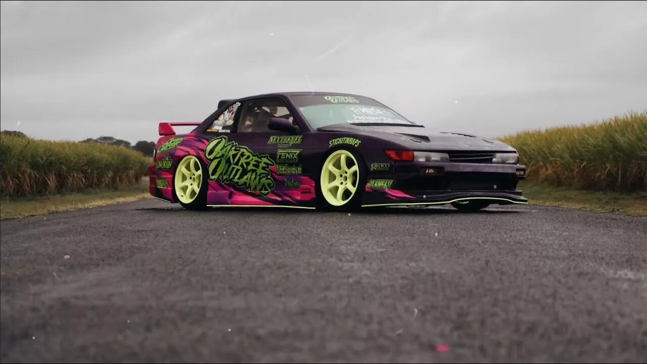 Ниссан сильвия тюнинг дрифт Beautiful Nissan Silvia S13 Drift Stance Showtime MDF - YouTube
