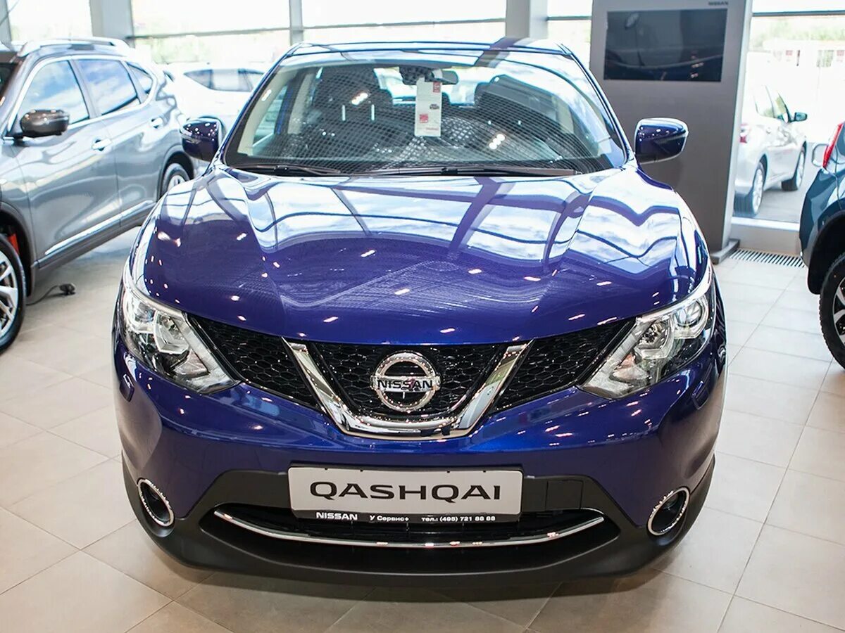 Ниссан синего цвета фото Купить новый Nissan Qashqai II 2.0 MT (144 л.с.) бензин механика в Москве: синий