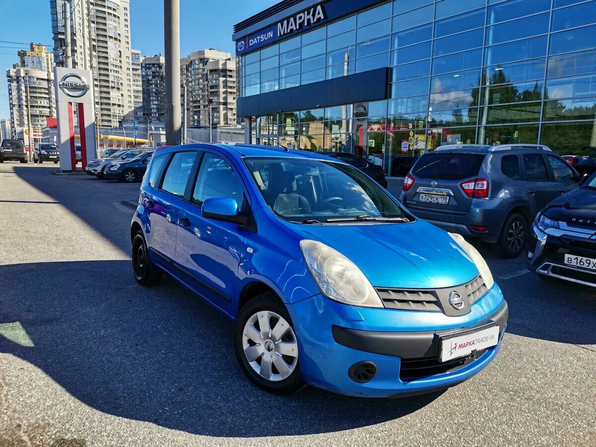Ниссан синий фото Купить б/у Nissan Note I 1.4 MT (88 л.с.) бензин механика в Санкт-Петербурге: си