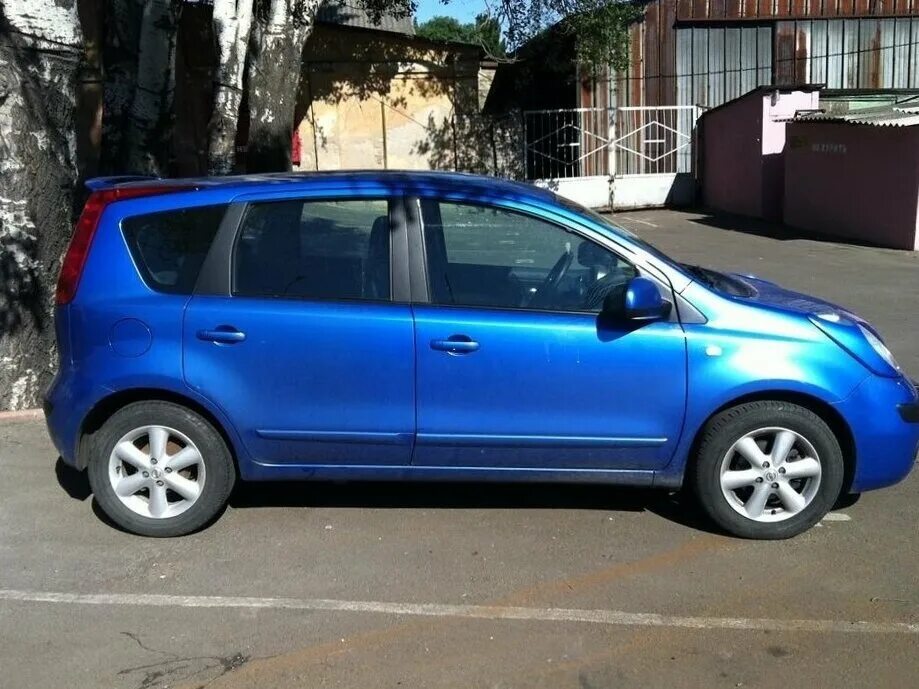 Ниссан синий фото Купить б/у Nissan Note I 1.6 AT (110 л.с.) бензин автомат в Новороссийске: синий