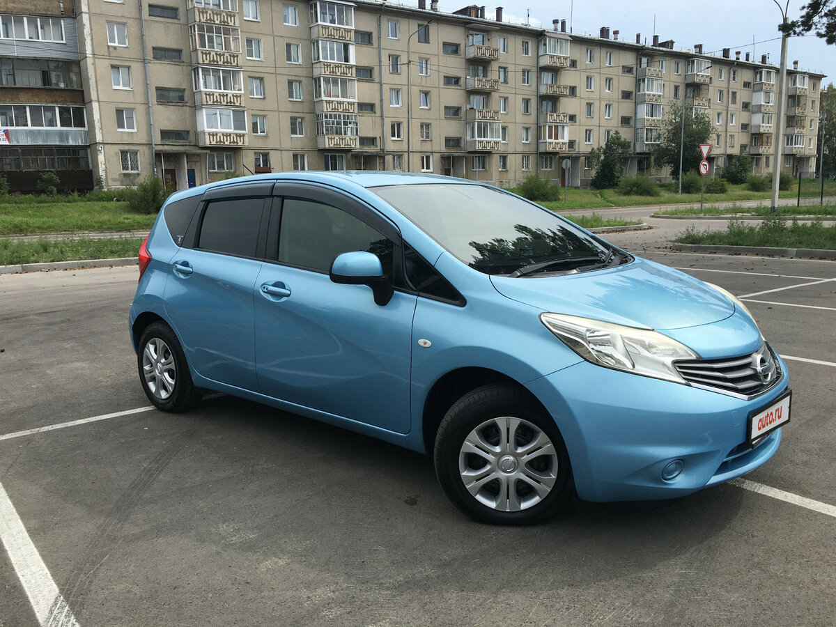 Ниссан синий фото Купить б/у Nissan Note II 1.2 CVT (98 л.с.) бензин вариатор в Ангарске: голубой 