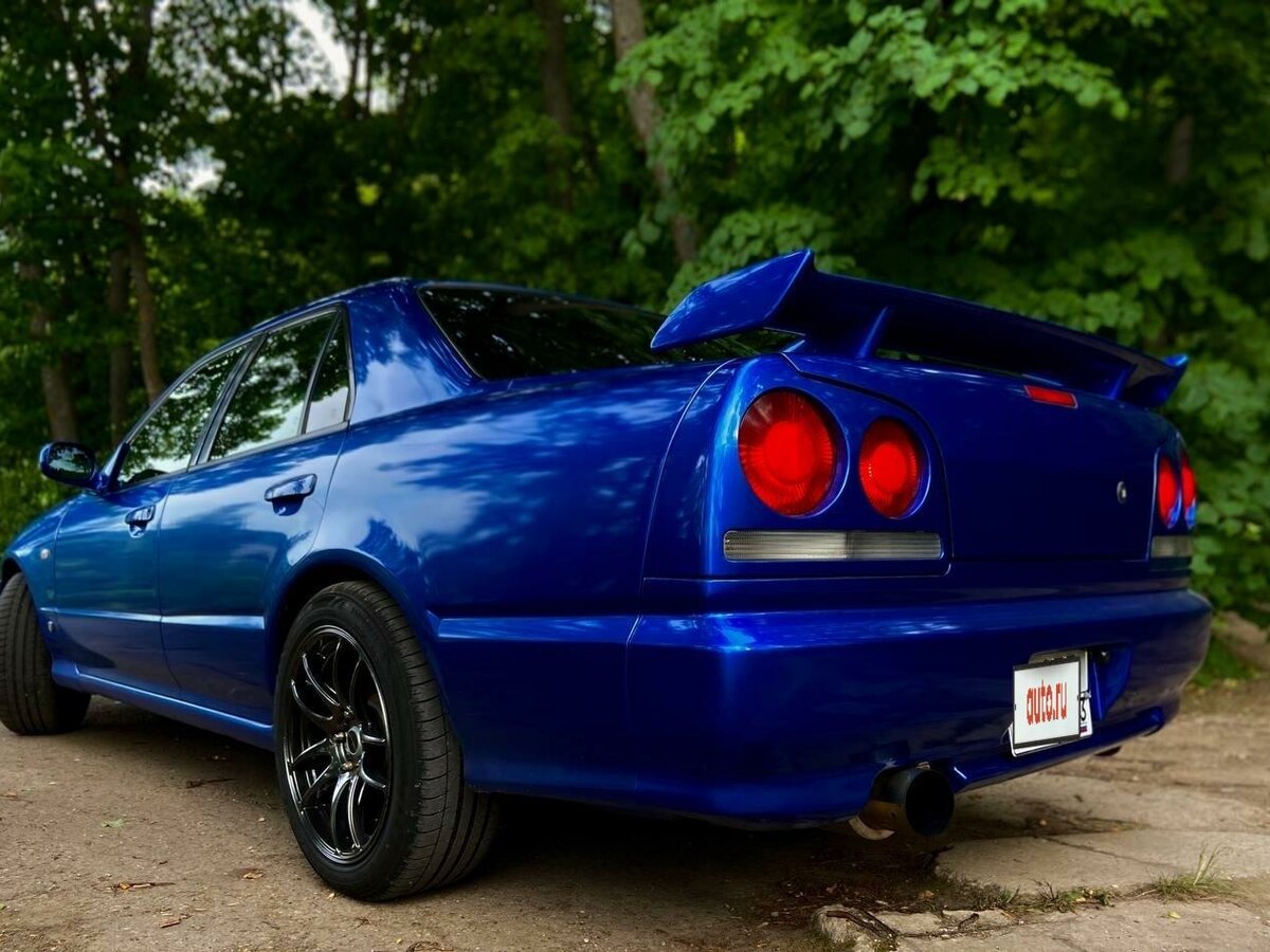 Ниссан синий фото Купить б/у Nissan Skyline X (R34) 2.0 AT (155 л.с.) бензин автомат в Жигулёвске: