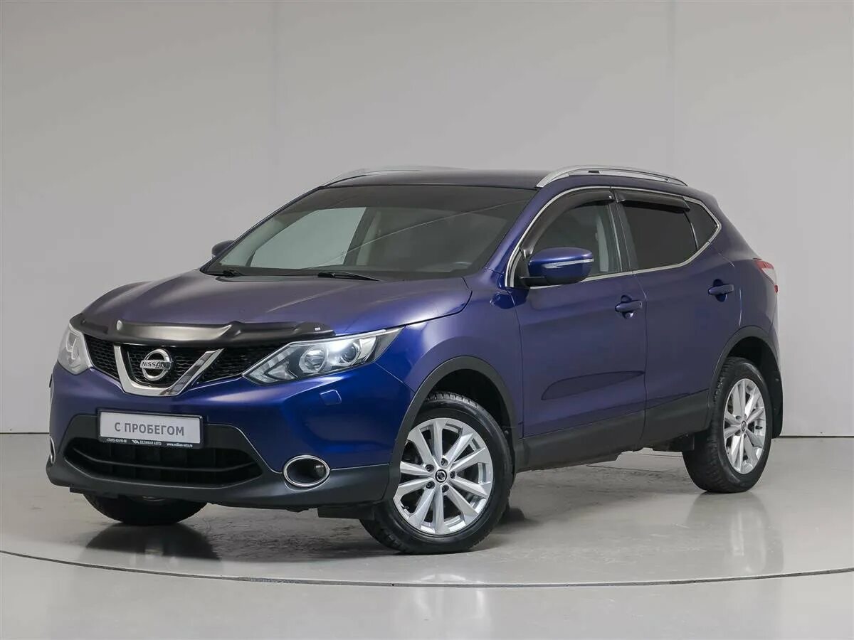 Ниссан синий фото Купить б/у Nissan Qashqai II 2.0 CVT (144 л.с.) 4WD бензин вариатор в Москве: си