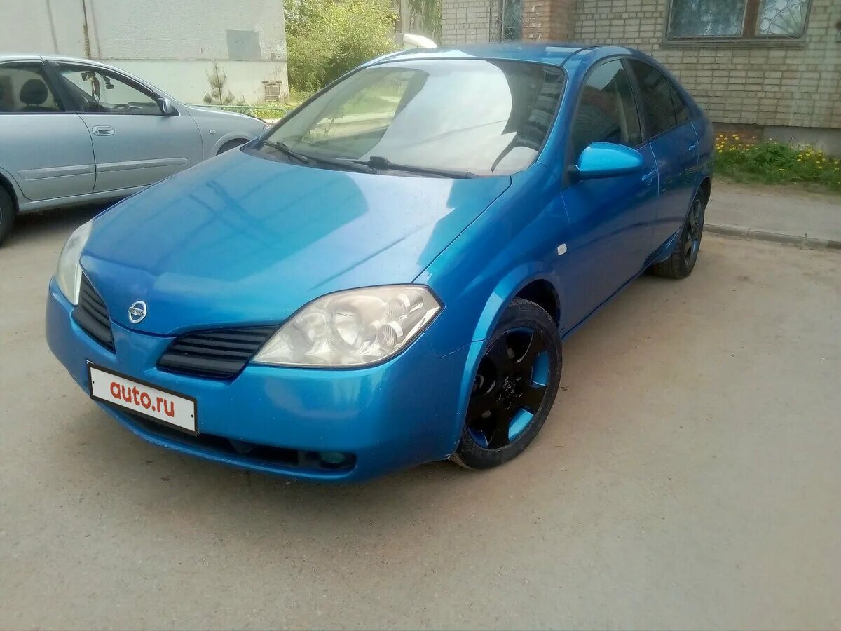 Ниссан синий фото Купить б/у Nissan Primera III (P12) 1.6 MT (109 л.с.) бензин механика в Великих 