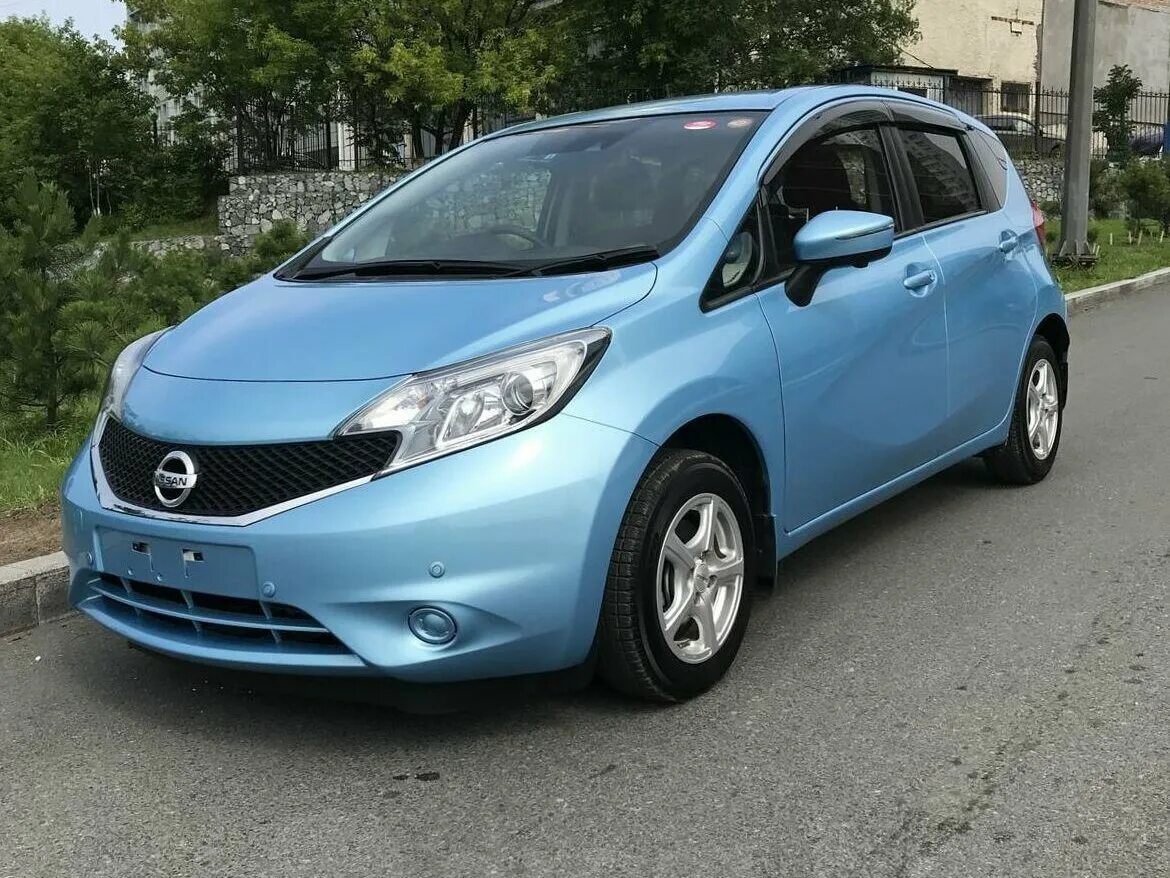 Ниссан синий фото Купить б/у Nissan Note II 1.2 CVT (79 л.с.) бензин вариатор во Владивостоке: гол