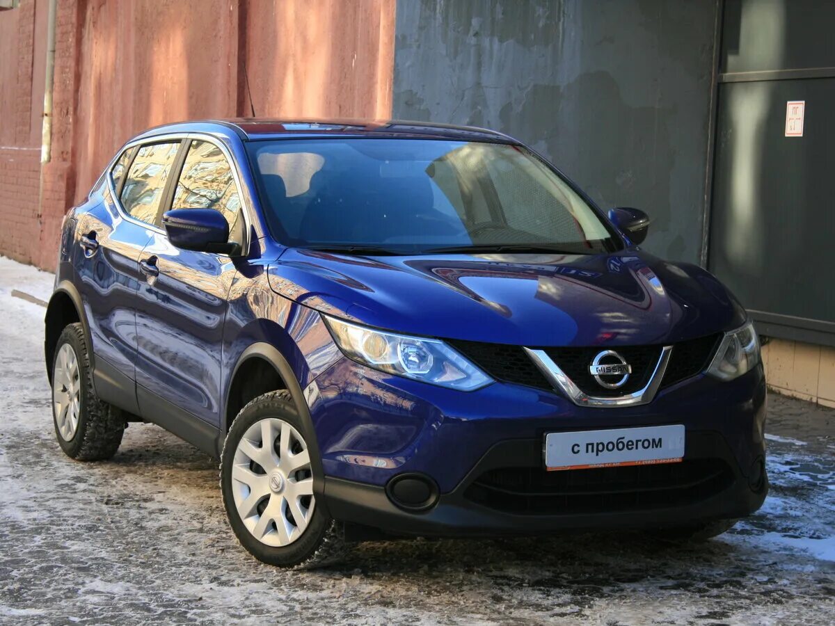 Ниссан синий фото Купить б/у Nissan Qashqai II 1.2 CVT (115 л.с.) бензин вариатор в Москве: синий 