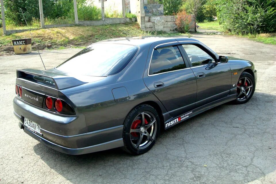 Ниссан скайлайн 33 тюнинг великий колхоз или новый взгляд на седан стопы 2 - Nissan Skyline (R33), 2 л, 19