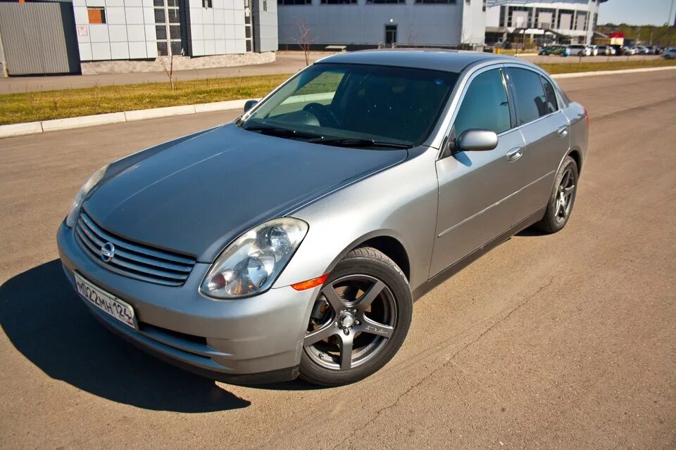 Ниссан скайлайн 35 фото Одни из первых летних фоточек - Nissan Skyline (V35), 3 л, 2004 года фотография 