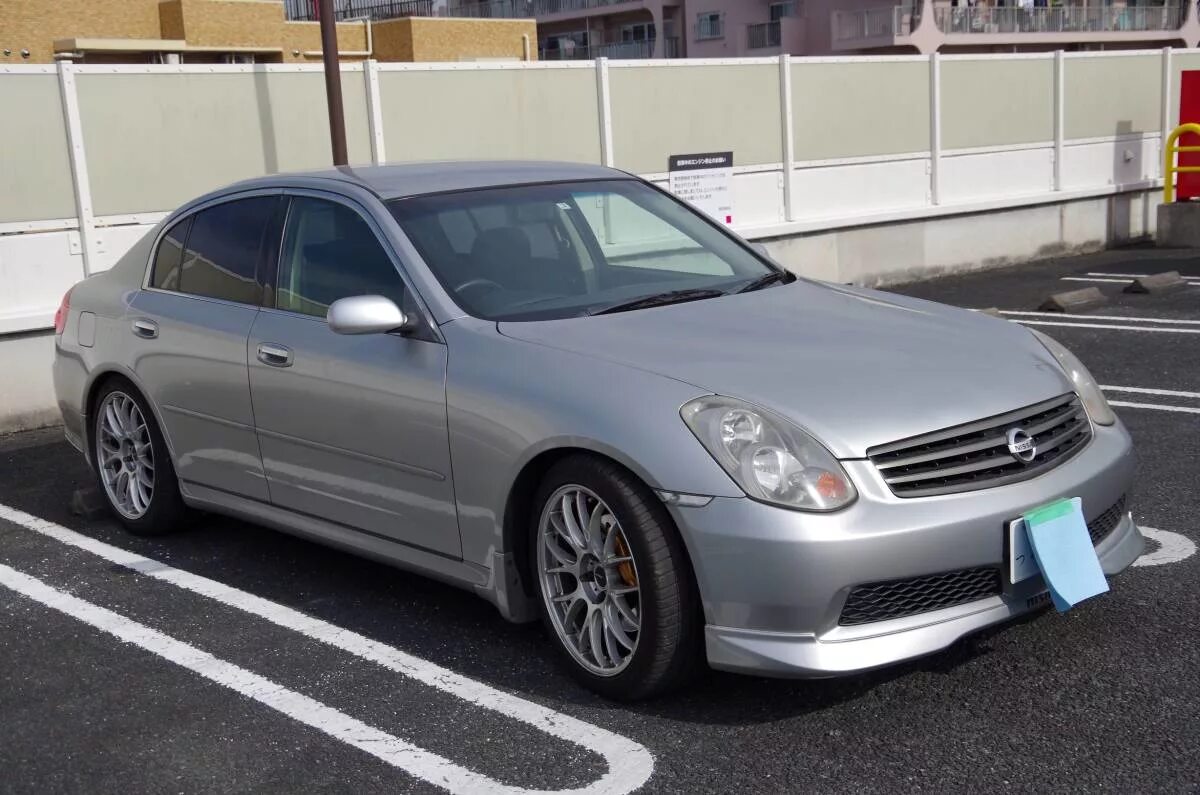 Ниссан скайлайн 35 фото частная выставка V35 Skyline седан техосмотр "shaken" следующий год 3 месяц до р